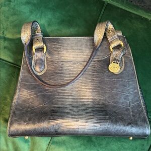 Brahmin Ann Tote – Steel Gray Pardali – New With Tags + Dust Bag